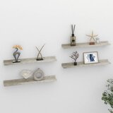 vidaXL Stenske police 4 kosi betonsko sive 60x9x3 cm, (20765227) | Shoptok.si