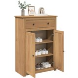 vidaXL Omarica za čevlje Panama 80x40x114 cm trdna borovina Cene