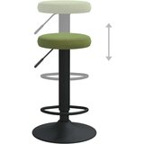  Barski stolci 2 kom svjetlozeleni baršunasti | shoptok.hr