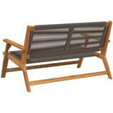  Vrtni namještaj Siva 122 x 76 x 73 cm Čvrsto drvo akacije | shoptok.hr