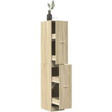 vidaXL Lekarniška omara sonoma hrast 30x41x174,5 cm inženirski les | Shoptok.si