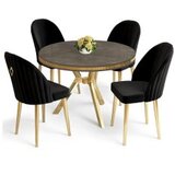 Hanah home trpezarijski set, 5 dijelova, crni Slike