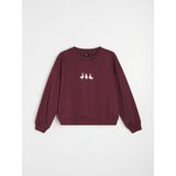 Sinsay Crewneck majica s izvezenim patkama | shoptok.hr
