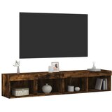  TV ormarići s LED svjetlima 2 kom boja hrasta 80x30x30 cm | shoptok.hr