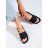 W. POTOCKI Black women's slippers Potocki | shoptok.hr