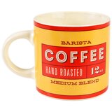 Rex London Rdeče-kremno bela keramična skodelica 350 ml Barista – Cene
