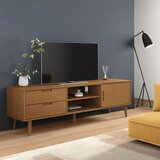 TV ormarić MOLDE smeđi 158 x 40 x 49 cm od masivne borovine | Eponuda.ba
