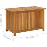 vidaXL Vrtna škatla za shranjevanje 90x50x58 cm trden akacijev les | Shoptok.si
