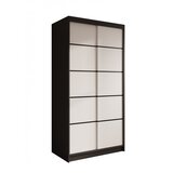 ADRK Klizni ormar Verto, 100 cm - CRNA-BIJELA | shoptok.hr