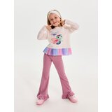 Sinsay Pamučna majica dugih rukava s volanom od tila Gabby's Dollhouse | shoptok.hr