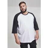 Urban Classics Contrast 3/4 Sleeve Raglan Tee wht/blk | ePonuda.com