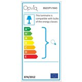 Opviq lights Belo-zlata stropna svetilka Damar | Shoptok.si