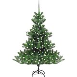 In umjetna božićna kavkaska jela led s kuglicama zelena 240 cm | shoptok.hr