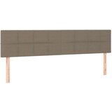  Box spring postelja z vzmetnico taupe 180x200 cm blago, (20893860) | Shoptok.si