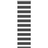 vidaXL Zavjesa zebra crna 50x150 cm širina tkanine 45,9 cm poliester Cijene