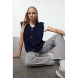 TRENDYOLMILLA ženski top Twoaw25Ye00027, tamnoplava | Eponuda.com