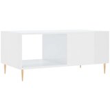  Stolić za kavu sjajni bijeli 90 x 50 x 40 cm konstruirano drvo | shoptok.hr