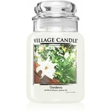 Village Candle Gardenia dišeča sveča (Glass Lid) 602 g