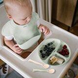 BabyOno Elastične žličice 2 komada, bež/zelena | shoptok.hr