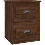 Maison Chic Stenska Nočna omarica - Nočna miza rjavi hrast 41,5x36x53 cm, (21687567) Cene