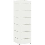  Stalak za kišobran s pohranom Bijelo 15,5 x 15,5 x 49 cm Čelik | shoptok.hr