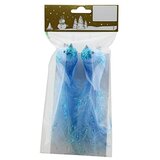 ukrasi za božićno drvce ptica (plava, plastika, 2 kom., 4 x 11 x 23 cm)  ukrasi za božićno drvce ptica (plava, plastika, 2 kom., 4 x 11 x 23 cm) Slike