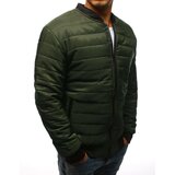 DStreet Kurtka męska pikowana bomber jacket zielona | shoptok.hr