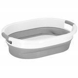 Sklopiva posuda za spremanje 24 L, 53,5 x 38 x 23 cm, siva | shoptok.hr