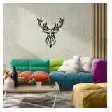 WALLXPERT Zidna dekoracija Jelen 2, 60x65 cm, 1,2 mm, Crna | Eponuda.ba