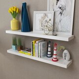 Maison Chic 2 kosi Lebdeče Stenske Police - Viseče police MDF bela, (21793757) | Shoptok.si