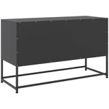 TV ormarić crni 100,5x39x60,5 cm čelični | Eponuda.com