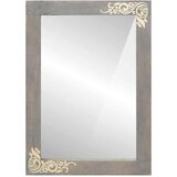 vidaXL Zrcalo za kupaonicu s ogledalom Siva i srebrna 50 x 70 x 3 cm | shoptok.hr