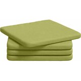  Jastučići za sjedenje 4 pcs Svijetlo zelena 40 x 40 x 3 cm | shoptok.hr