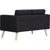  2-dijelni set sofa od tkanine crni | shoptok.hr