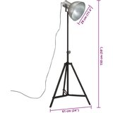  Stoječa svetilka 25 W starinsko srebrna 61x61x90/150 cm E27, (22125924) | Shoptok.si