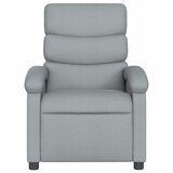  Naslonjač za noge svijetlo sive tkanine - Svjetlosiva 1 Ručno guranje unatrag Ne | shoptok.hr