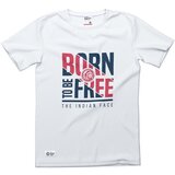 The Indian Face Majice s kratkimi rokavi Born to be Free Bela | Shoptok.si