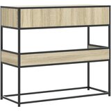  Konzolni stol boja hrasta sonome 90x35x80 cm konstruirano drvo Smeđa | Shoptok.si
