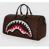 Sawtooth Sharks In Paris Duffle Potovalka brown checkered