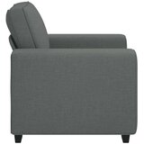 SOFA fotelja tamno siva 100x77x82 cm tkanina - Tamno siva 1 100 cm | shoptok.hr