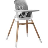 Kikka Boo stolica za hranjenje 2u1 Modo Grey, 6m+ | ePonuda.com