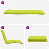  Sklopiva ležaljka za sunčanje svijetlo zelena 175x54x8,5 cm Oxford tkanina | shoptok.hr