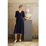 Marisse Women's Dress L-Su-4639 Navy | Shoptok.si