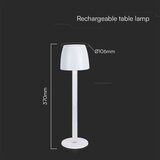  LED Prigušiva punjiva stona lampa LED/3W/5V 3000K bela | Eponuda.com
