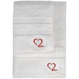 Foutastic Bijeli pamučni set ručnika 2 kom od frotira Love – | shoptok.hr