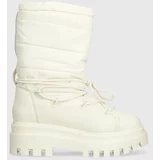 Calvin Klein Jeans Snežke FLATFORM SNOW BOOT NYLON WN bež barva, YW0YW01146