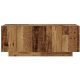 vidaXL TV omarica z LED starinski les 200x35x40 cm inženirski les | Shoptok.si