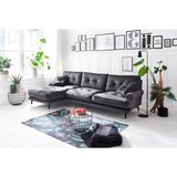 MID.YOU KOTNA SEDEŽNA GARNITURA, žamet antracit | Shoptok.si
