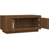  Stolić za kavu smeđa boja hrasta 102x50x45 cm konstruirano drvo | shoptok.hr