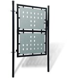Crna jednokrilna ogradna vrata 100x125 cm | shoptok.hr